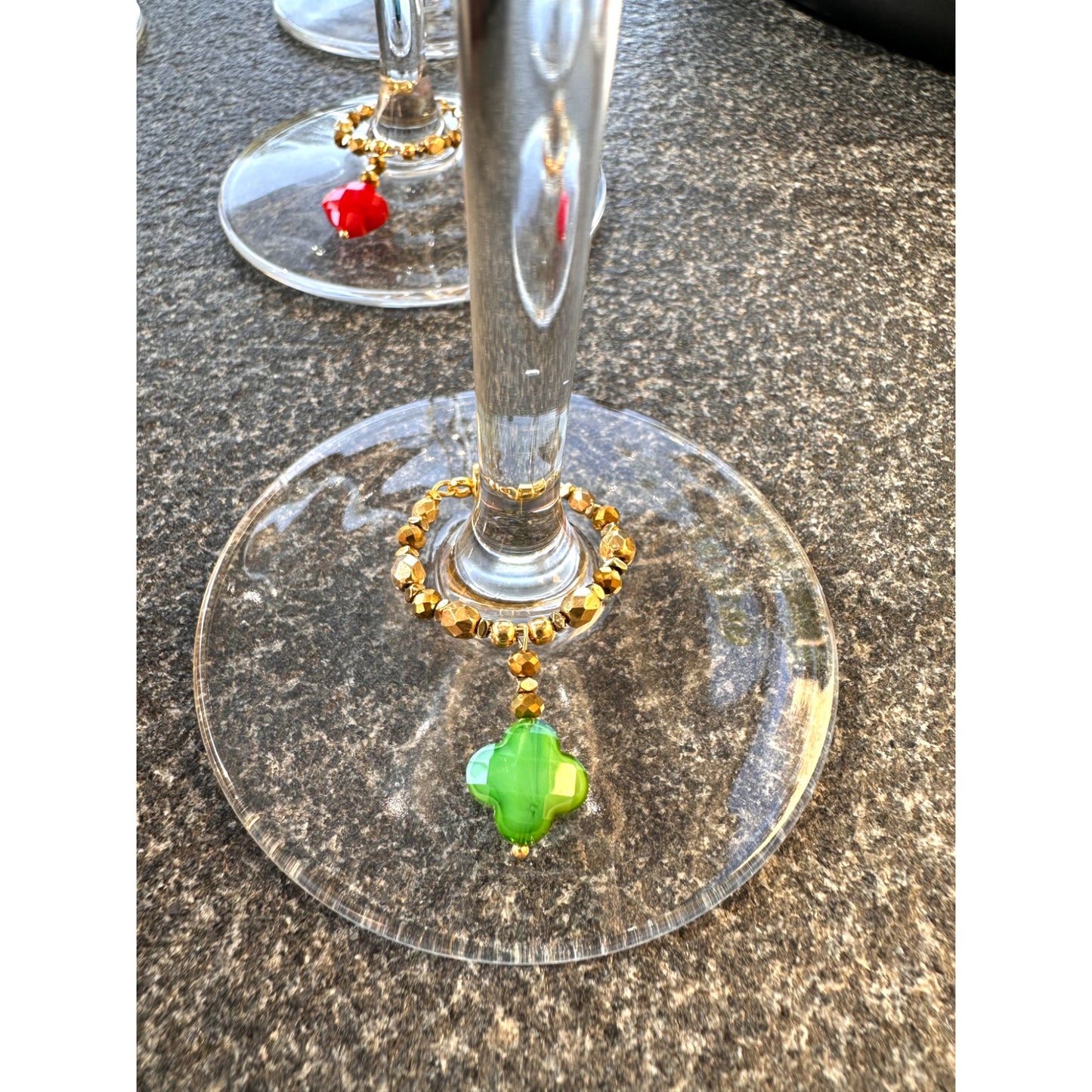 mes bijoux cajoux marque verre trefle-or lot de 6 couleurs